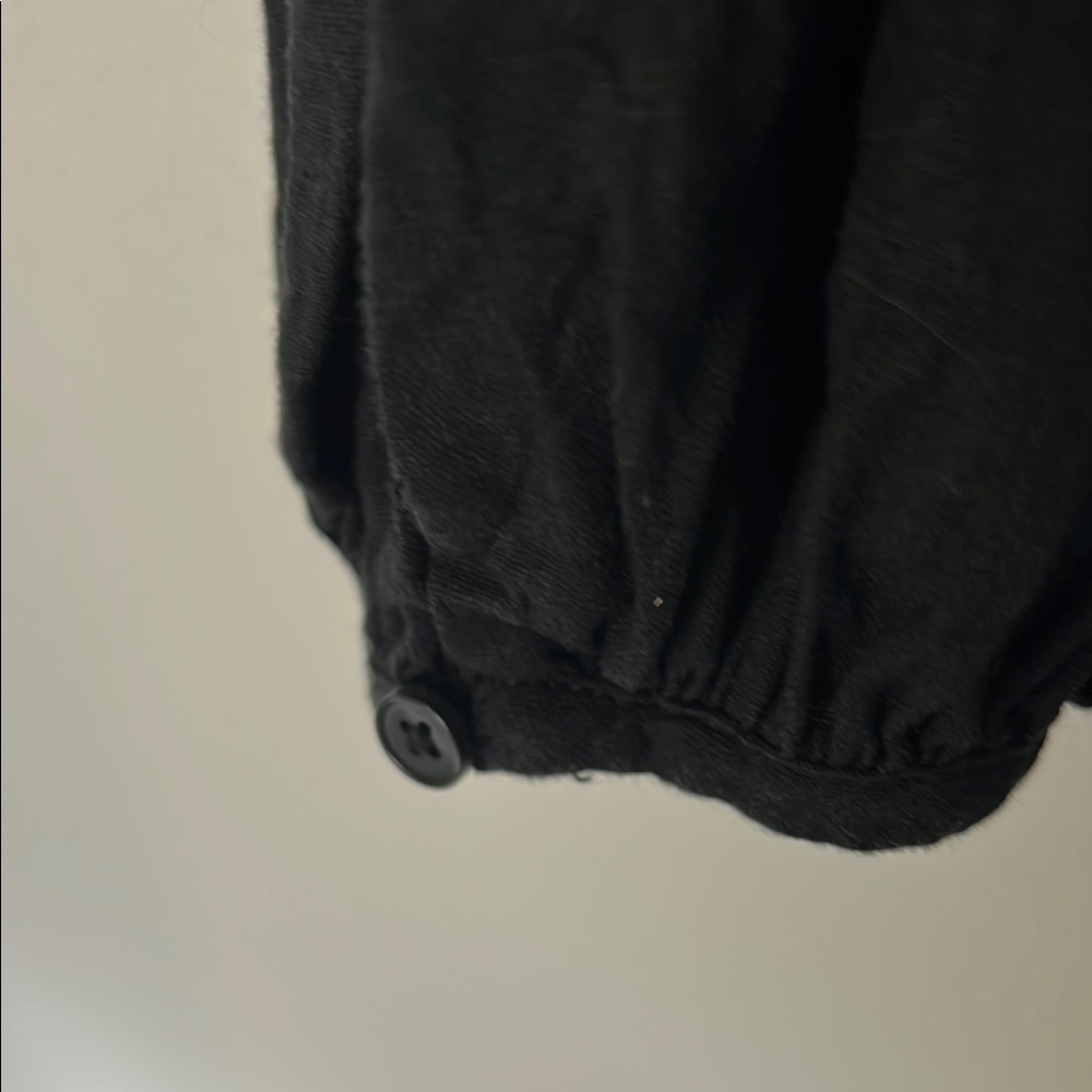 a new day Women's Black Ruffled Top - Picture 3 of 3